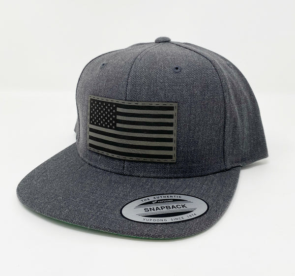 Gray american flag hat - Gem